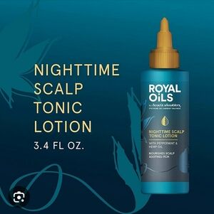 Nighttime Scalp Tonic Lotion - Blue and Gold